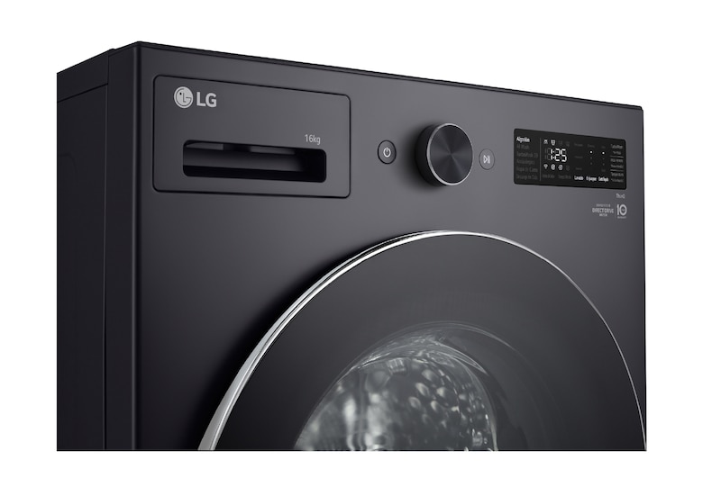 Lado derecho Vista Frontal Lavaseca LG Carga Frontal LG WD16EGNTS6P